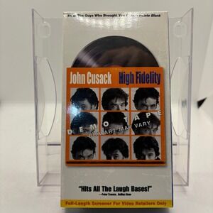 High Fidelity John Cusack Demo Tape Screener‎ VHS For Video Retailers